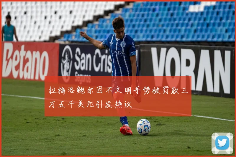 拉梅洛鲍尔因不文明手势被罚款三万五千美元引发热议